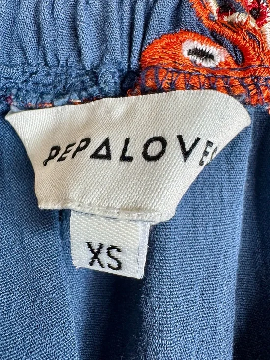 ANTHROPOLOGIE / PEPALOVES Cirrina Embroidered Skirt - Octopus- Sz XS - Picture 8 of 10